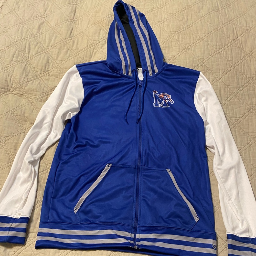 Memphis Tigers lightweight hooded track jacket